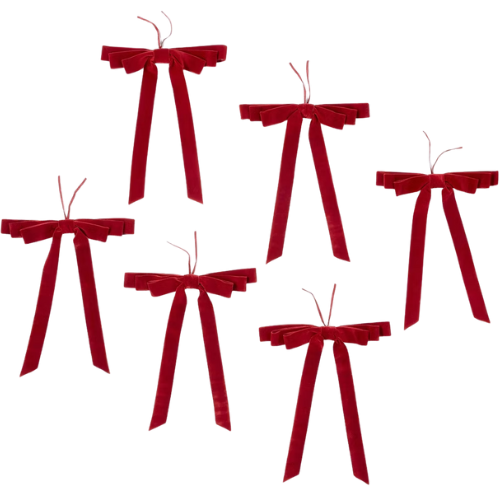 Target Set of 6 Oversized Velvet Bows - Threshold