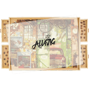 Amazon (US) ALL4JIG 1500 Piece Rotating Puzzle Board with Drawers