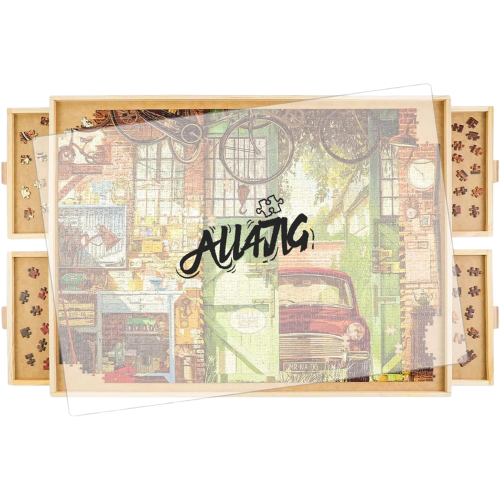 Amazon (US) ALL4JIG 1500 Piece Rotating Puzzle Board with Drawers