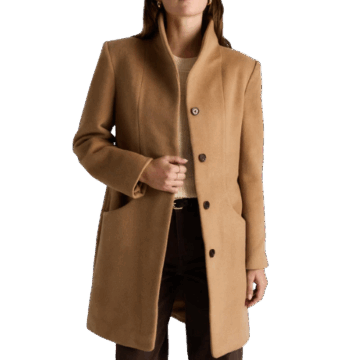 Quince Wool Cashmere Cocoon Coat