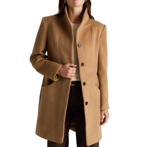 Quince Wool Cashmere Cocoon Coat