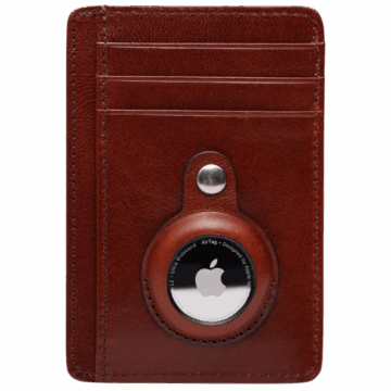 Zappos Old Leather - Airtag Seven-Pocket ID Card Case