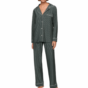 Eberjey Gisele Printed TENCEL™ Modal Long PJ Set
