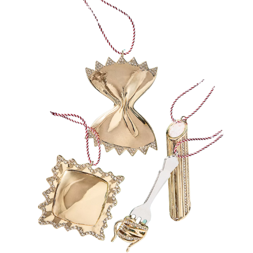 BaubleBar x Anthropologie Jeweled Pasta Ornament