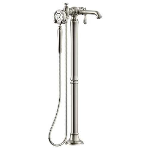 Kohler Floor-mount bath filler trim with handshower