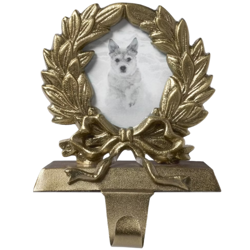 Target Wreath Picture Frame Stocking Holder Gold - Threshold McGee