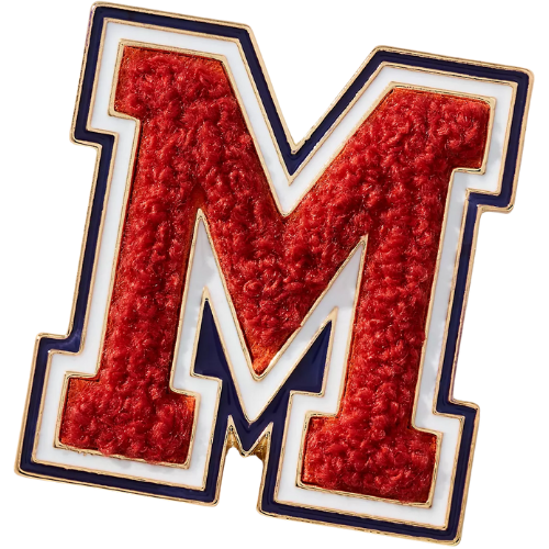 Anthropologie (US) Varsity Monogram Brooch