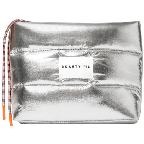 Beauty Pie (US) The Perfectly Puffy Silver Beauty Bag