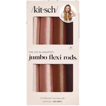 Amazon (US) Kitsch Satin Hair Curlers, Heatless Curling Rod - Jumbo Flexi Rod,