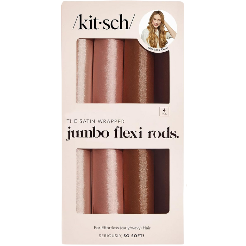 Amazon (US) Kitsch Satin Hair Curlers, Heatless Curling Rod - Jumbo Flexi Rod,