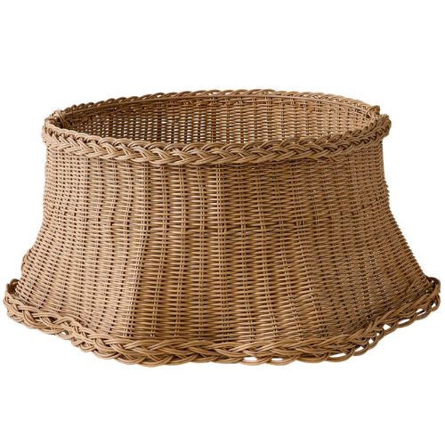 Magnolia Wicker Scalloped Tree Collar