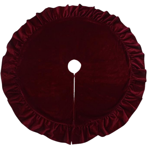 amazon velvet ruffled tree skirt