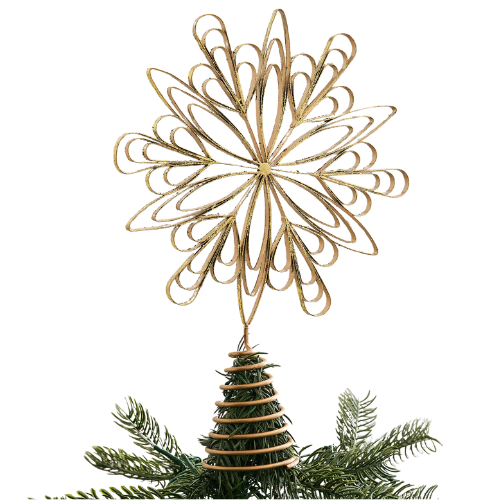 West Elm (US) Metal Wire Snowflake Tree Topper