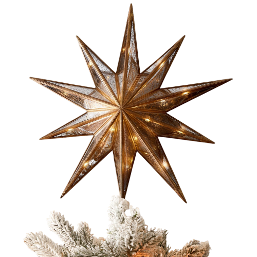 Pottery Barn (US) Lit Mirrored Star Tree Topper