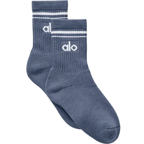 Alo Yoga (US) Unisex Half-Crew Throwback Sock