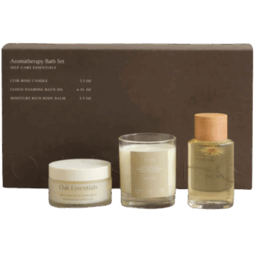 Oak Essentials Aromatherapy Bath Set