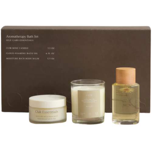 Oak Essentials Aromatherapy Bath Set