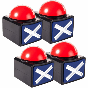 Amazon (US) Game Answer Buzzers 4 Pack, Game Buzzer for Trivia Quiz