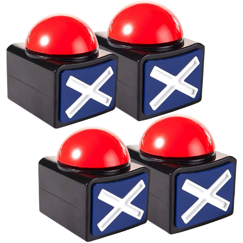 Amazon (US) Game Answer Buzzers 4 Pack, Game Buzzer for Trivia Quiz