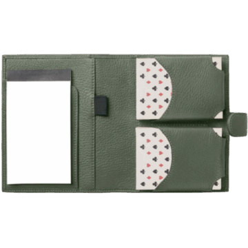 Leatherology Playing Card Case with Notepad