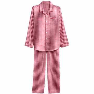 Gap (US) Kids Recycled Flannel PJ Set gingham