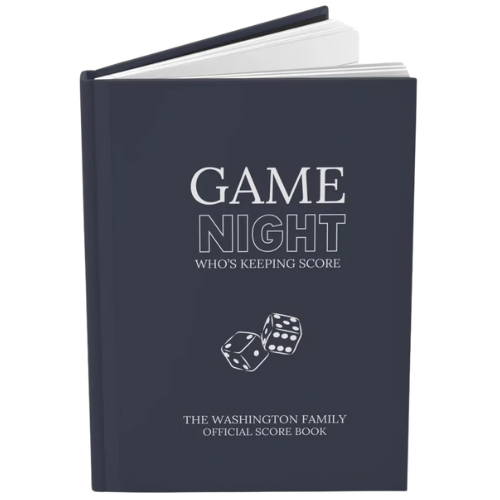 Etsy (US) Game Night Score Keeper Notebook: Official Family