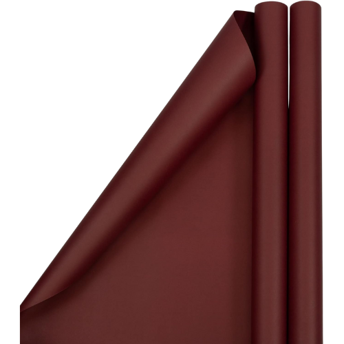 Amazon Matte Burgundy Gift Wrap Wrapping Paper