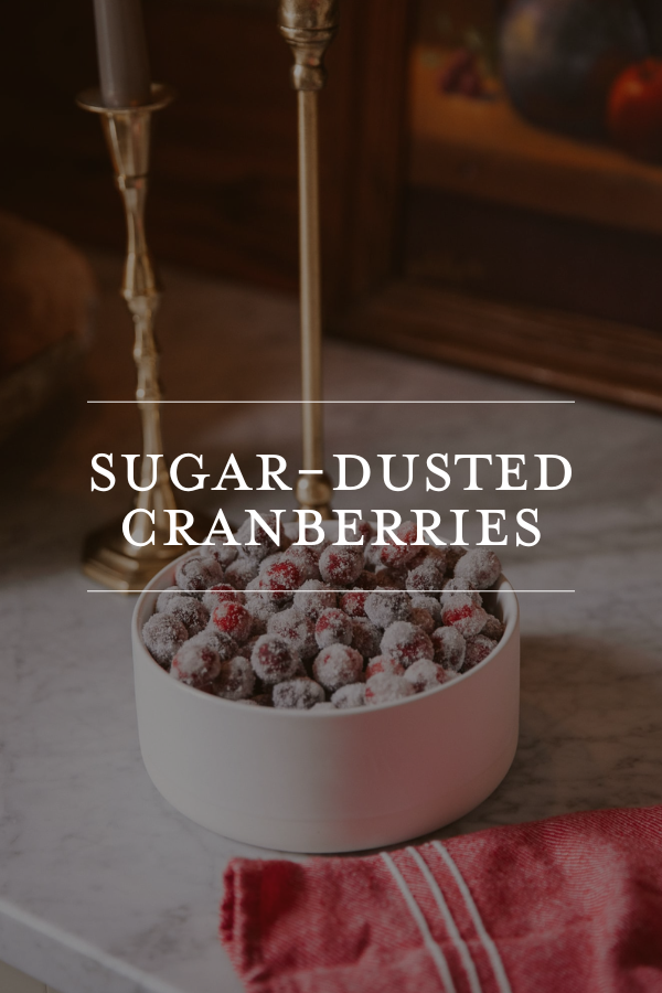 Sugar-Dusted Cranberries