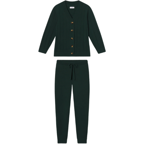 Lake Pajamas Vesper Jogger Set in Conifer