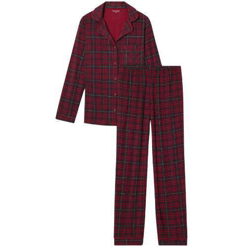 Tommy John Women's Downtime Long Sleeve Pajama Top & Pant Set