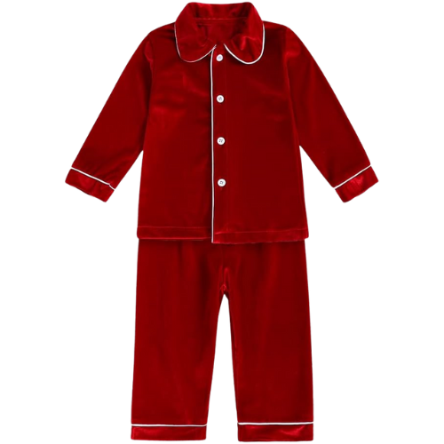 Amazon Kids Christmas Velvet Pajamas pjs