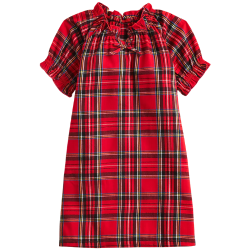 J. Crew US Girls' flannel nightgown in plaid