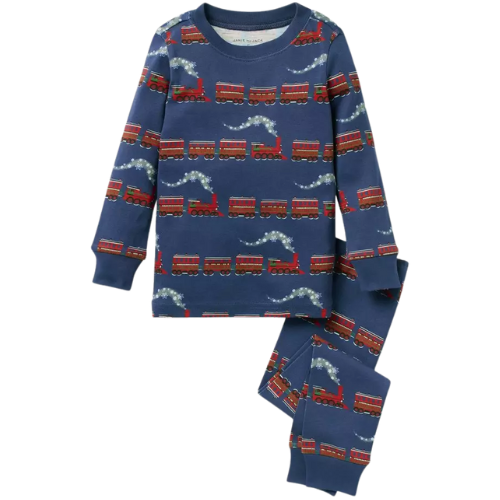 Janie and Jack Good Night Pajama In Train