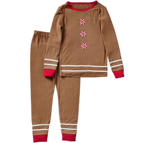 Gingerbread Family Pajama Collection Pottery Barn Kids