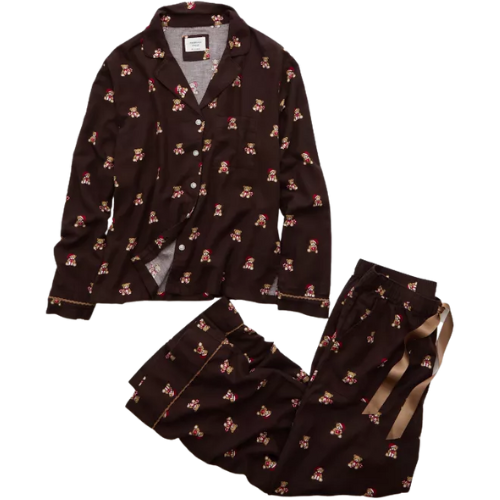 American Eagle Outfitters (US & CA) AE Flannel PJ Set bears