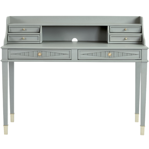 Ballard Designs, Inc. Margaret Desk & Hutch with Reeded Diamond Drawers