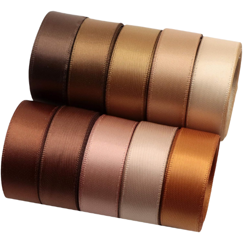Amazon Brown Multi pack satin ribbon
