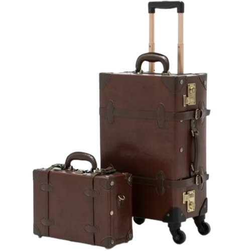 Walmart (US) COTRUNKAGE 2 Piece Vintage Luggage Sets Carry On Suitcases