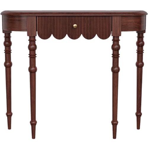 Traditional Solid Wood Console Table with Drawer Wayfair