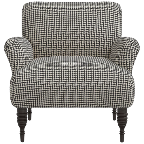Wayfair North America Bershire Upholstered Armchair houndstooth