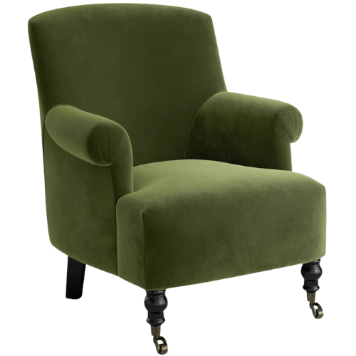 Naine Velvet Armchair Wayfair