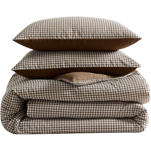 Harrison Brown Cotton Reversible Comforter Set