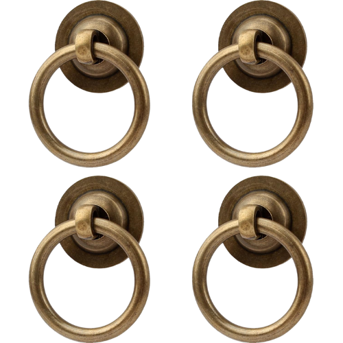 Amazon Antique Brass ring Pulls 4 Pack