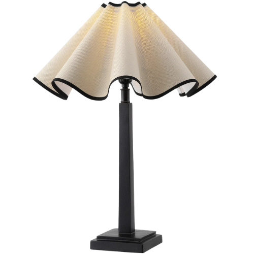 Monika 24.5″ Resin and Rattan Table Lamp