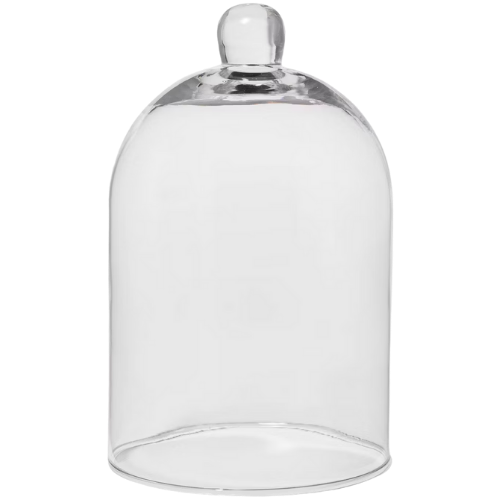 Glass Cloche Pillar Candle Holder Clear - Threshold Target