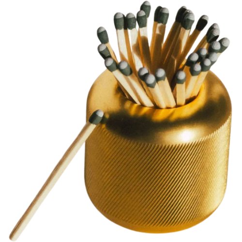 Solid Brass Match Strike WMS&CO