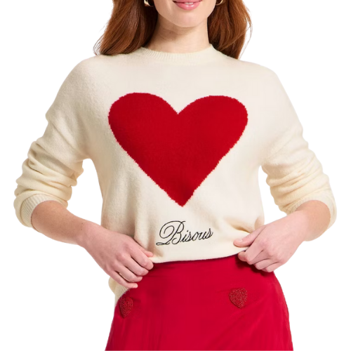 Women's Heart Sweater Target