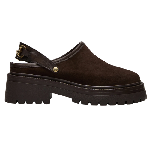 Suede Slingback Platform Clog Steve Madden