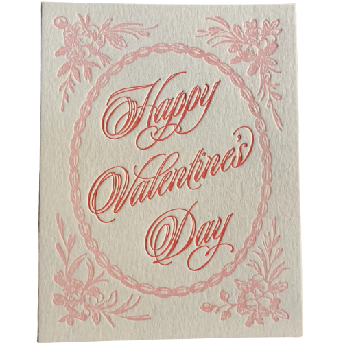 Valentine Letterpress Card Etsy