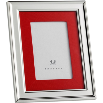 Personalized Silver-Plated Picture Frame Pottery Barn